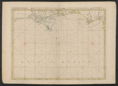 Pais Cedes, Sheet 1st, containing the Coast of Louisiana and Florida