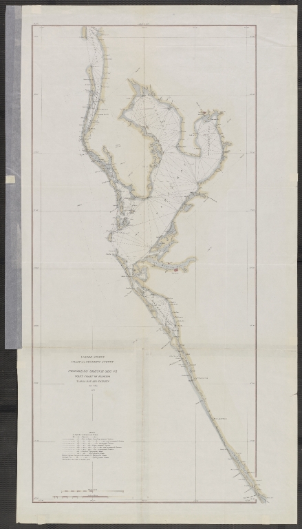 Progress Sketch Sec. VI  West Coast of Florida  Tampa Bay and Vicinity -1879  United States Coast and Geodetic Survey.